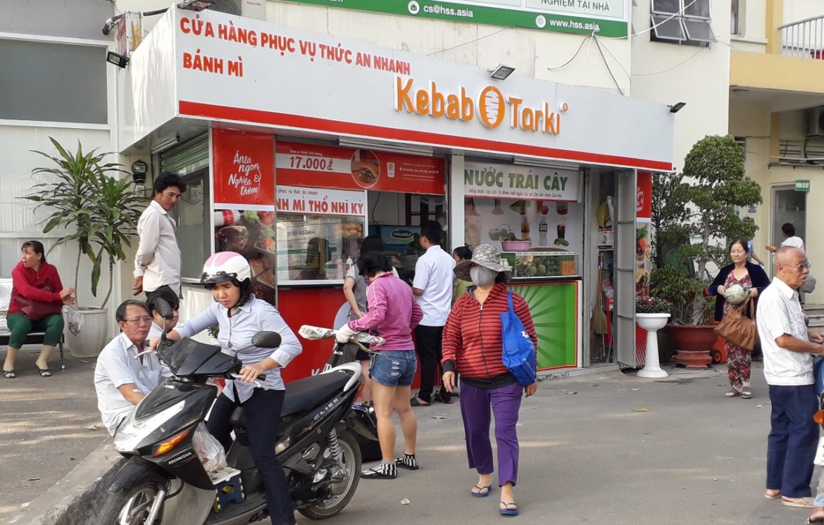 Chi phí để sở hữu của hàng bán bánh mì Kebab Torki