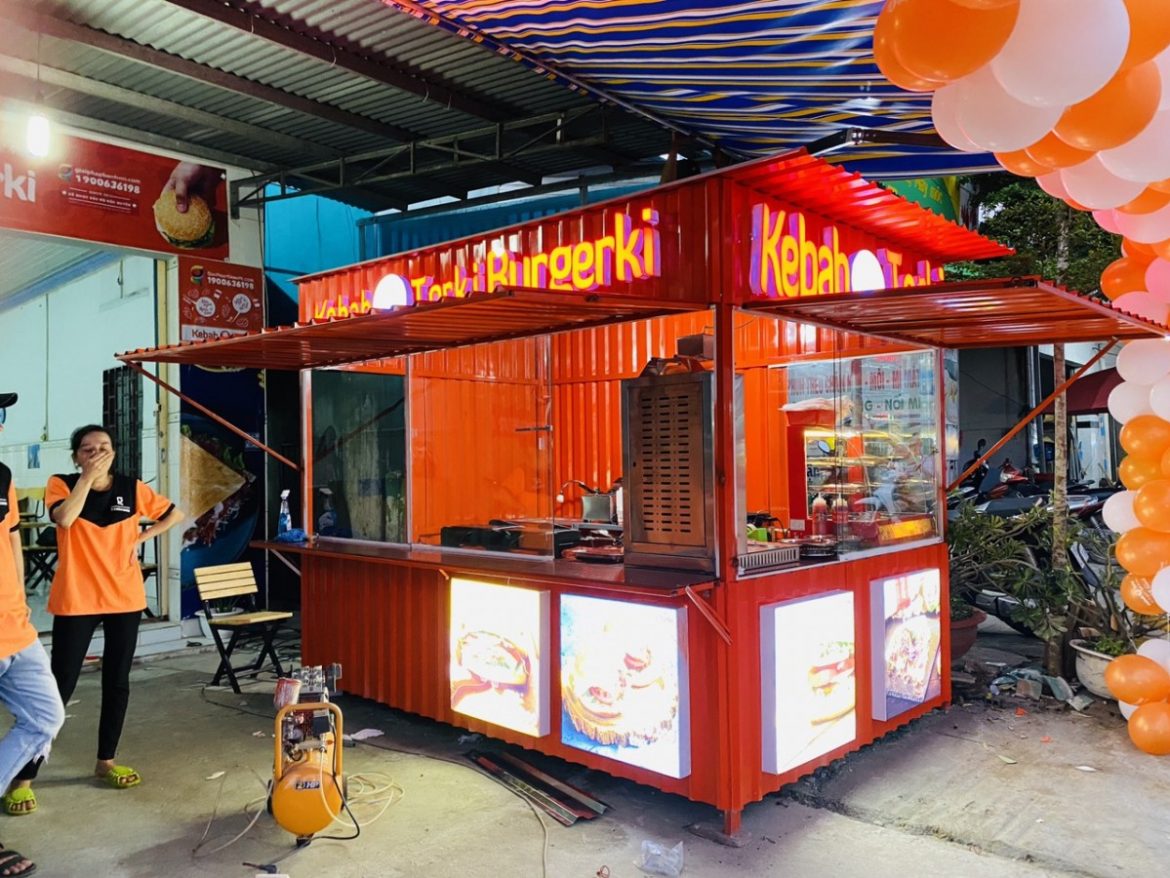 Trang bị xe đẩy bánh mì Kebab Torki chất lượng để kinh doanh bánh mì Thổ Nhĩ Kỳ